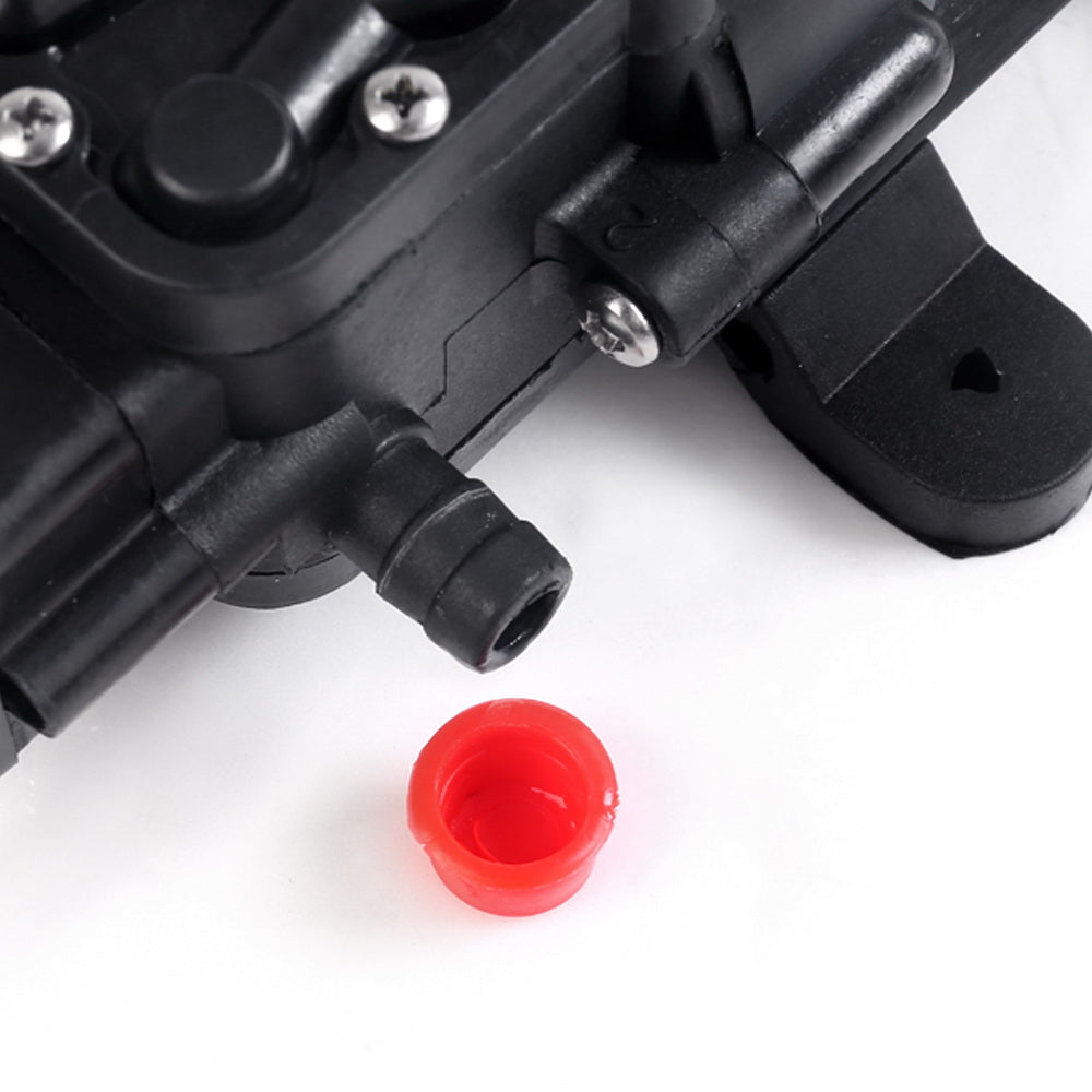 High-Pressure 12V Portable Shower Pump with Self-Priming Feature