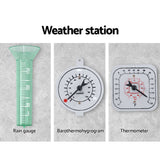 6FT Decorative Metal Garden Windmill with Integrated Weathervane - 45-Degree Angle