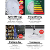 Leier 150W LED High Bay Light for Industrial and Commercial Spaces - Close-Up Angle