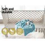Gardeon Double Hammock Chair for Two - Cream Portable Swing with Tassels - Top-Down View