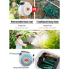 Greenfingers 10M Retractable Water Hose Reel Garden Spray Gun Storage AutoRewind