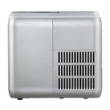 Portable Commercial Ice Maker Machine - 2.6L Countertop Ice Cube Maker for Bars and Parties - 45-Degree Angle