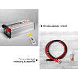 Giantz 3000W/6000W Pure Sine Wave Inverter for 12V to 240V - Ideal for Camping, Boats, and Caravans - Close-Up Angle