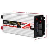 Giantz 3300W Pure Sine Wave Inverter for 12V Power Solutions - Front View