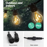 Twinkling Festoon LED String Lights for Outdoor Weddings & Garden Parties - 77m Decorative Lighting - 45-Degree Angle