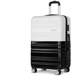 Wanderlite Sleek Monochrome Lightweight Hard Shell Luggage for Effortless Travel - Front View