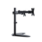 Artiss Dual Adjustable Monitor Arm Stand - Black - Top-Down View