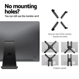Artiss Dual Adjustable Monitor Arm Stand - Black - 45-Degree Angle