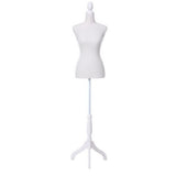 Adjustable White Female Dressmaking Mannequin 170cm with Vintage Base for Tailoring and Display