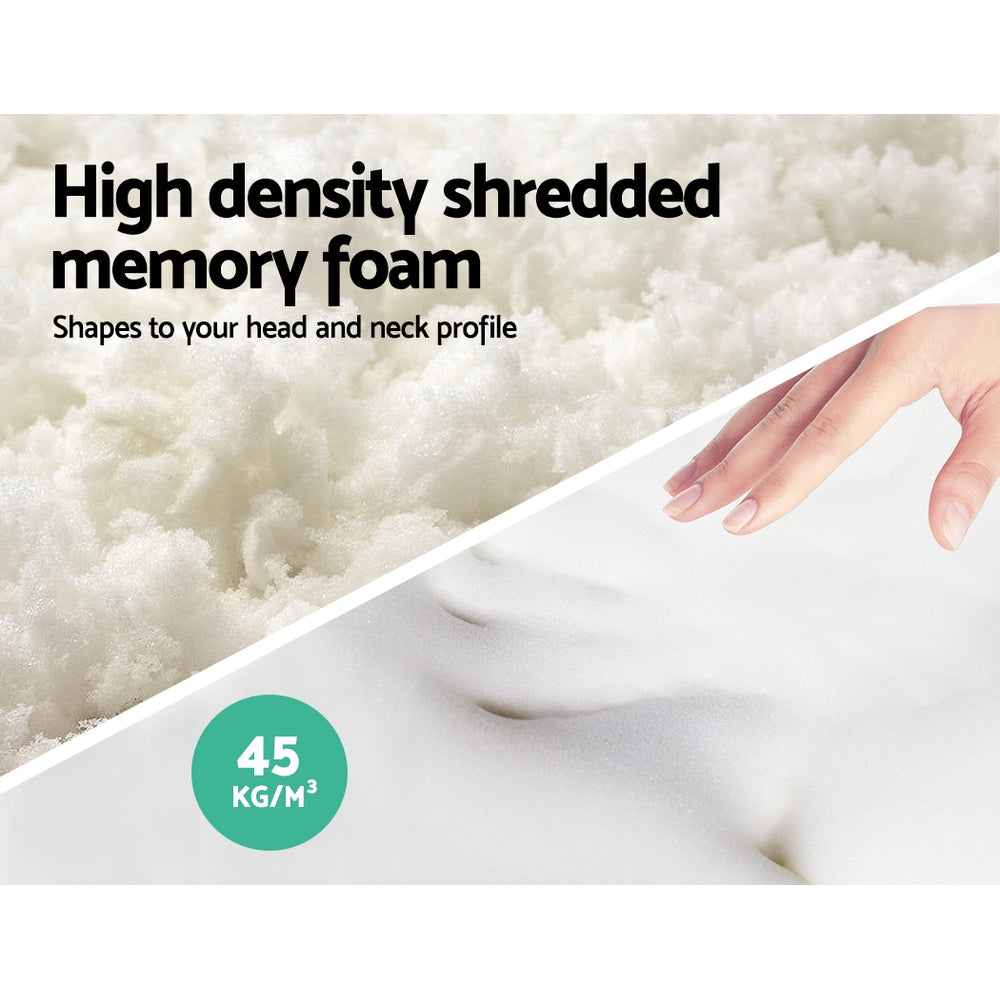 Giselle Luxury Memory Foam Pillow Duo for Ultimate Sleep Comfort