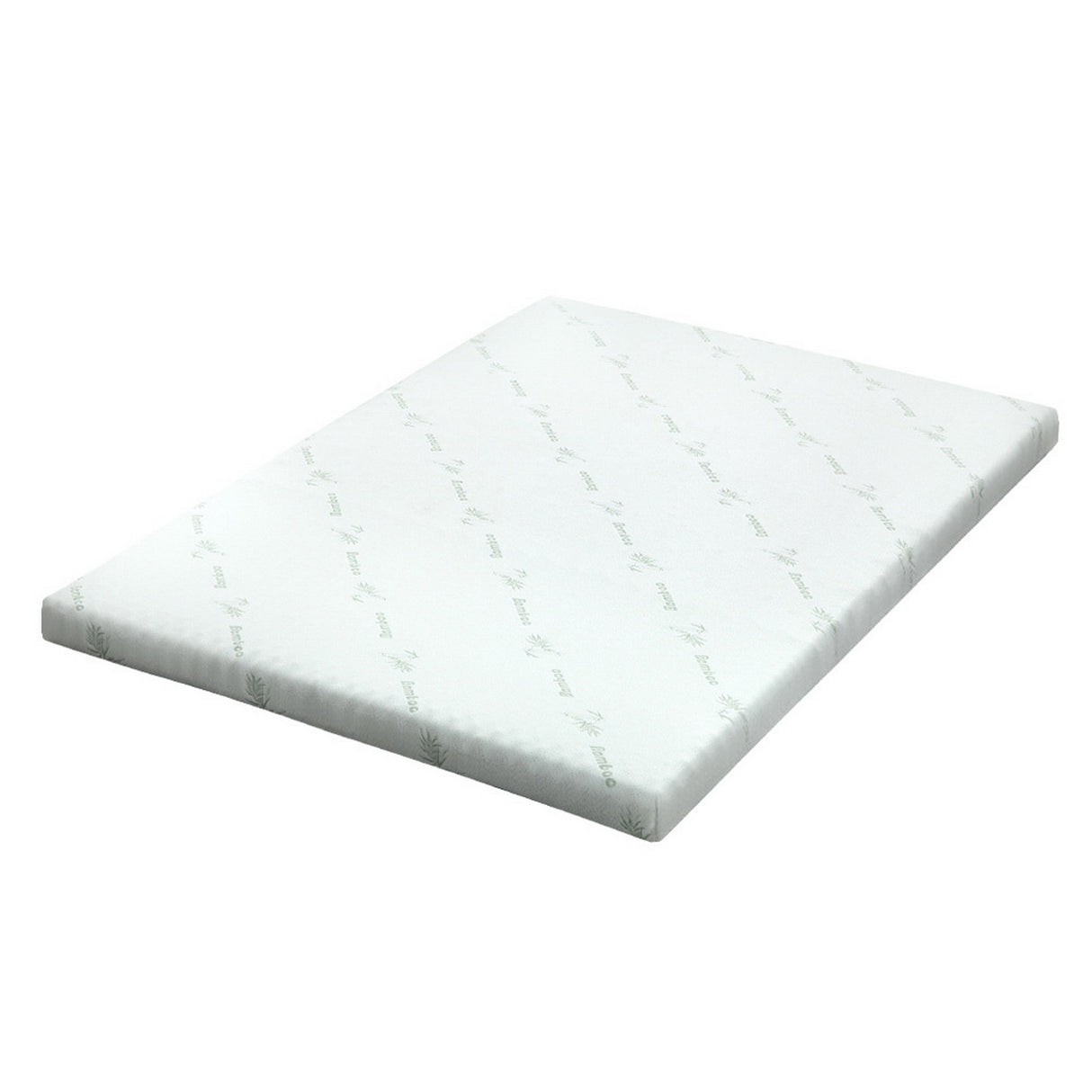 Giselle Cool Gel Infused Memory Foam Mattress Topper with Bamboo Cover - Double Size 8cm
