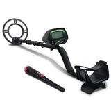 High-Sensitivity LCD Metal Detector & Pinpointer for Treasure Hunting - Waterproof, Adjustable, and Precise Detection