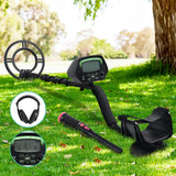 High-Sensitivity LCD Metal Detector & Pinpointer for Treasure Hunting - Waterproof, Adjustable, and Precise Detection - Close-Up Angle