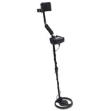 Waterproof LED Metal Detector with Headphones - Black