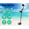 LED Metal Detector with Headphones - Black