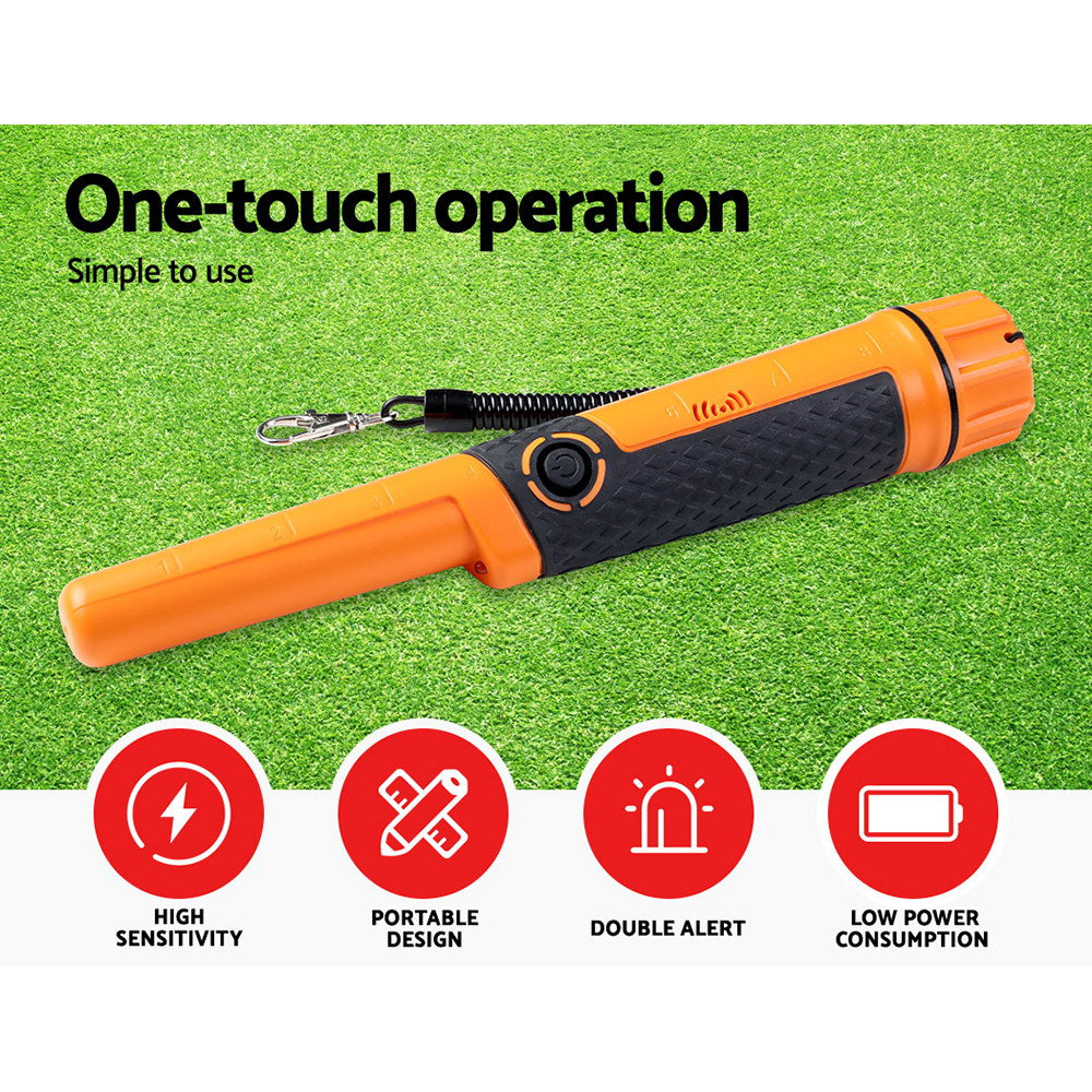 Waterproof Portable Handheld Pinpointer Metal Detector for Treasure Hunting