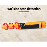Waterproof Portable Handheld Pinpointer Metal Detector for Treasure Hunting - Top-Down View