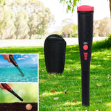 Compact Waterproof Pinpointer Metal Detector - Black - Close-Up Angle