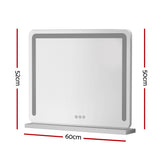 Illuminate Your Beauty: Embellir LED Makeup Mirror with Adjustable Brightness and Colour - Front View