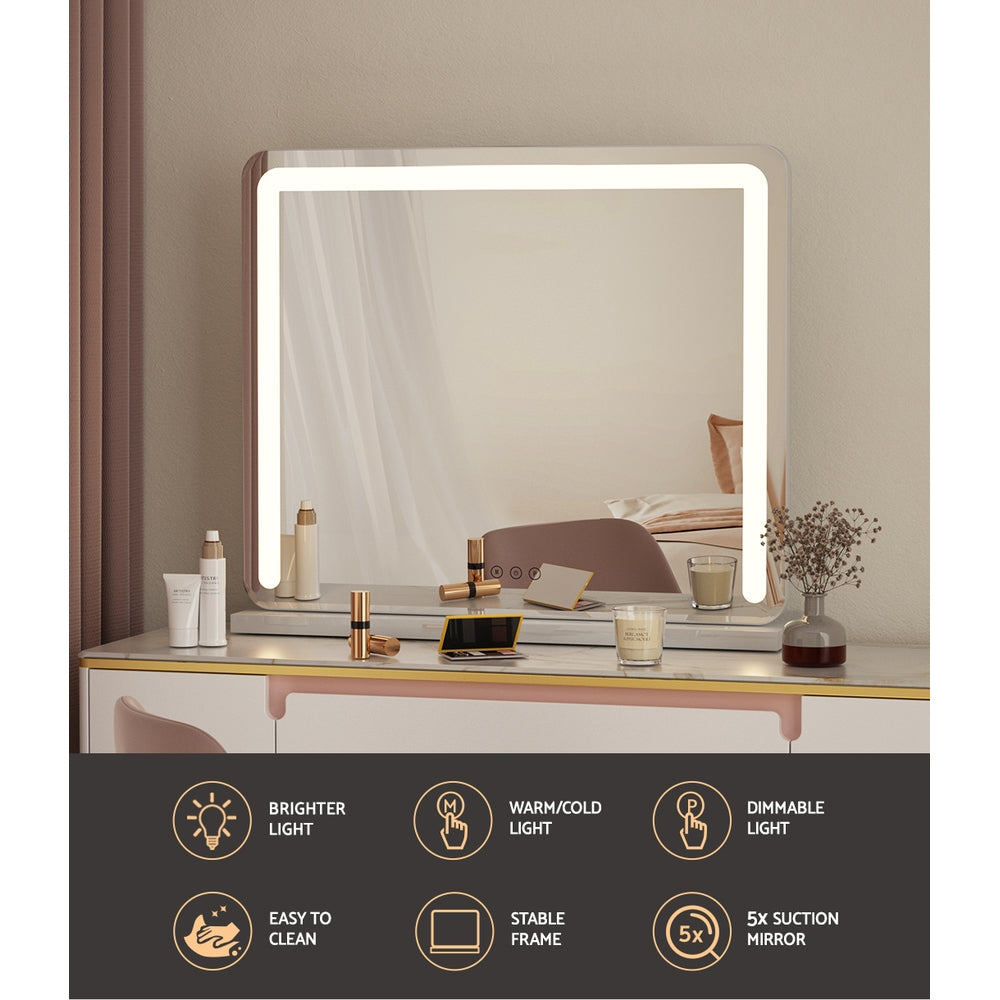 Illuminate Your Beauty: Embellir LED Makeup Mirror with Adjustable Brightness and Colour