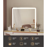 Illuminate Your Beauty: Embellir LED Makeup Mirror with Adjustable Brightness and Colour - Top-Down View