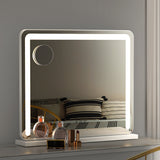 Illuminate Your Beauty: Embellir LED Makeup Mirror with Adjustable Brightness and Colour - Low Angle
