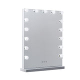 GlamourGlow LED Lighted Makeup Mirror with Adjustable Brightness and Color Temperature