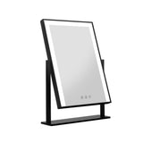 Hollywood Glam LED Vanity Makeup Mirror with Touch Control - Black Tabletop Design