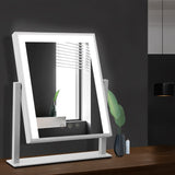 Illuminated Hollywood Style Vanity Makeup Mirror with Adjustable LED Lighting - Close-Up Angle