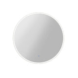 Large 60CM LED Illuminated Round Bathroom Wall Mirror with Anti-Fog Feature