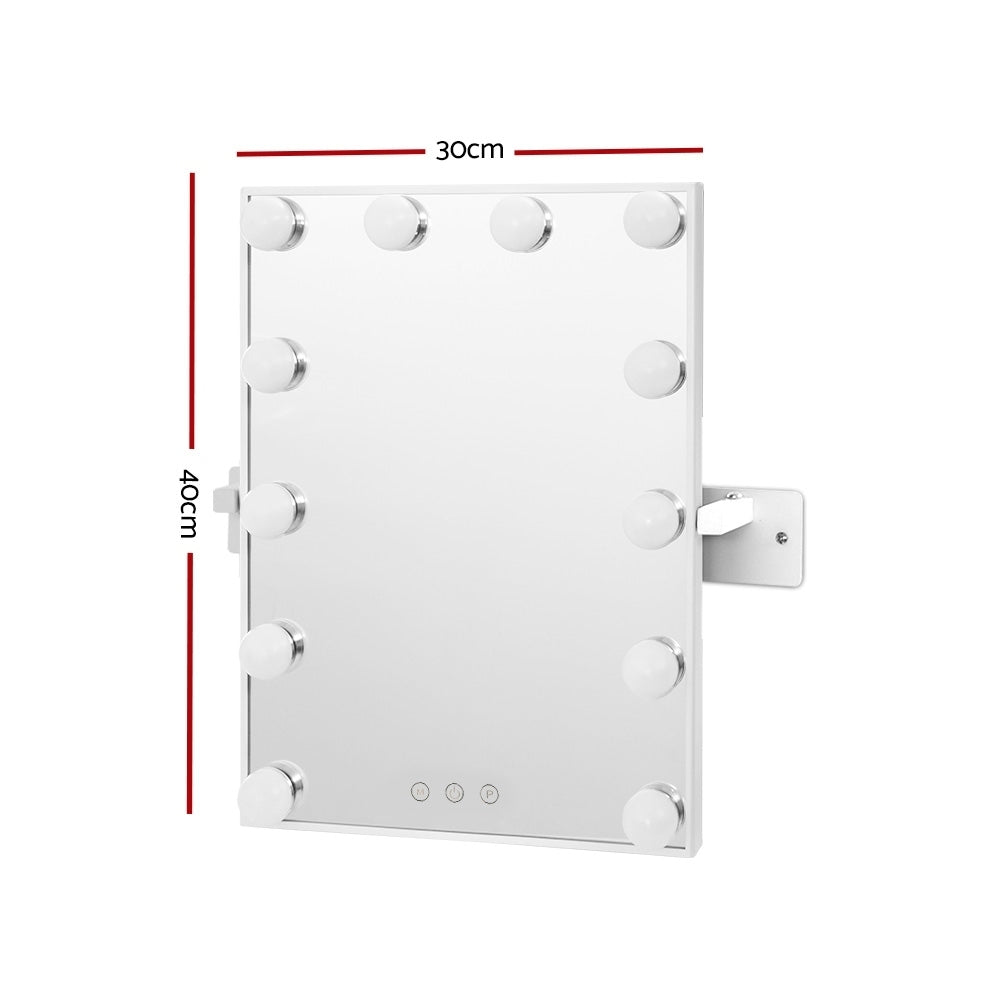 Glamourous LED Makeup Vanity Mirror with Adjustable Lighting and 360° Rotation