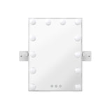 Glamourous LED Makeup Vanity Mirror with Adjustable Lighting and 360° Rotation - Side View