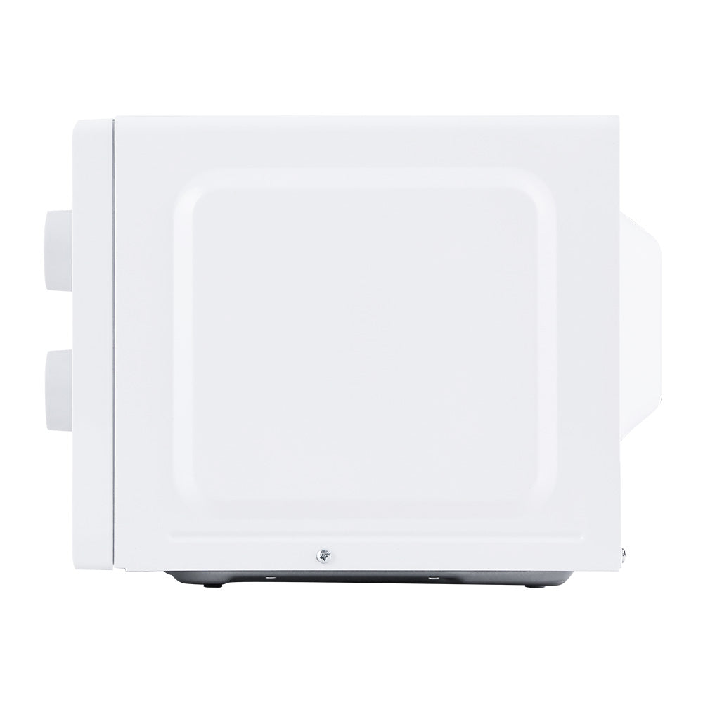 Comfee 20L 700W Countertop Microwave Oven - Stylish White Kitchen Cooker with Multi-Stage Cooking and Quick Defrost