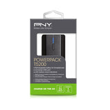PNY PowerPack T2600 - 2600mAh Slim Universal Power Bank - Side View