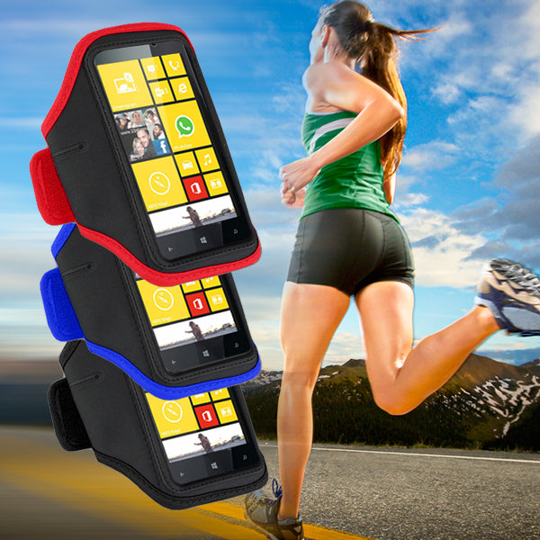 Universal Adjustable Neoprene Sport Armband for Running and Fitness Activities