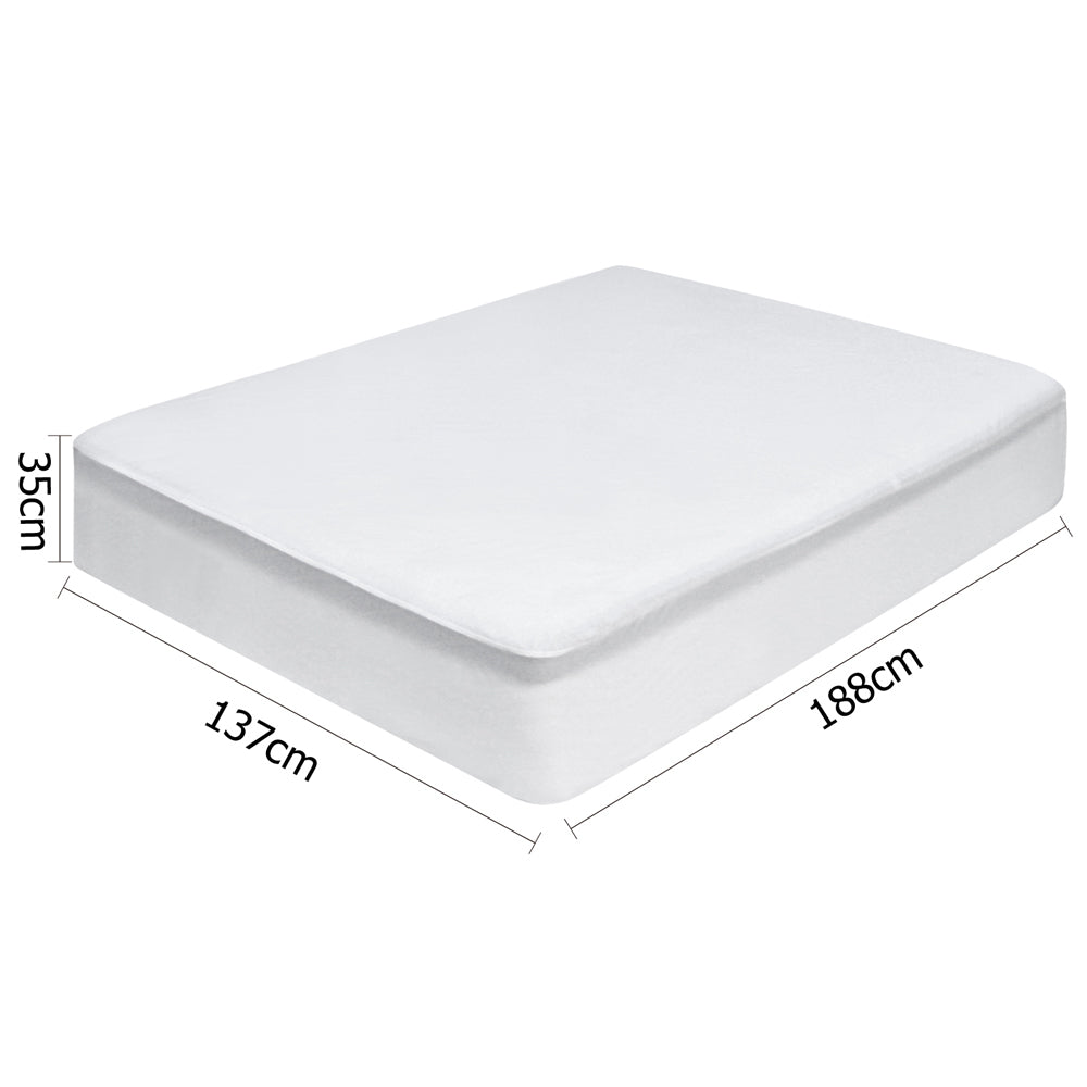 Giselle Bedding Double Size Eco-Friendly Waterproof Bamboo Mattress Protector