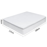 Giselle Bedding Double Size Eco-Friendly Waterproof Bamboo Mattress Protector - Front View