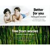 Giselle Bedding Double Bamboo Mattress Protector with Waterproof PU Coating