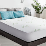 Giselle Bedding Queen Bamboo Mattress Protector - Water-Resistant & Hypoallergenic