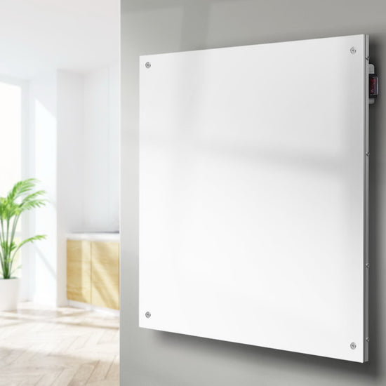 Devanti 450W Slimline Metal Panel Heater - Portable Wall-Mountable Solution for Caravans and Small Spaces