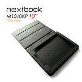 Premium Leather Stand Case for Nextbook M1010KP Tablets - Black - Front View