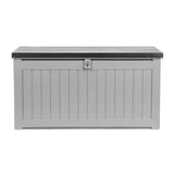 Gardeon Multifuntional Outdoor Storage Bench with 190L Capacity - Side View
