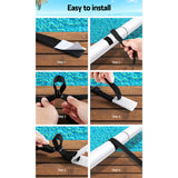Aquabuddy Pool Cover Roller Attachment Swimming Pool Reel Straps Kit 8PCS - 45-Degree Angle