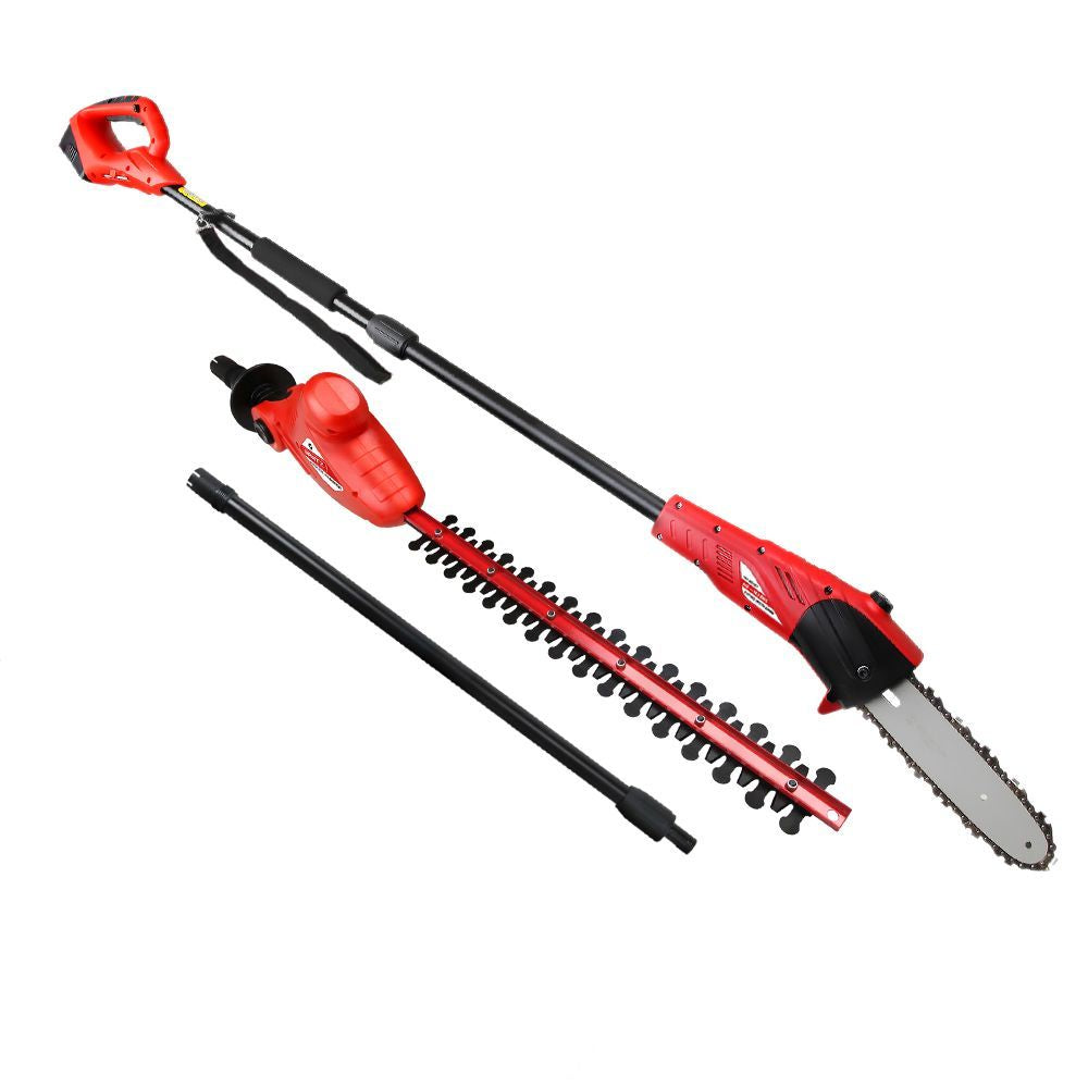 Giantz 20V Cordless Chainsaw and Trimmer Duo for Effortless Outdoor Cutting