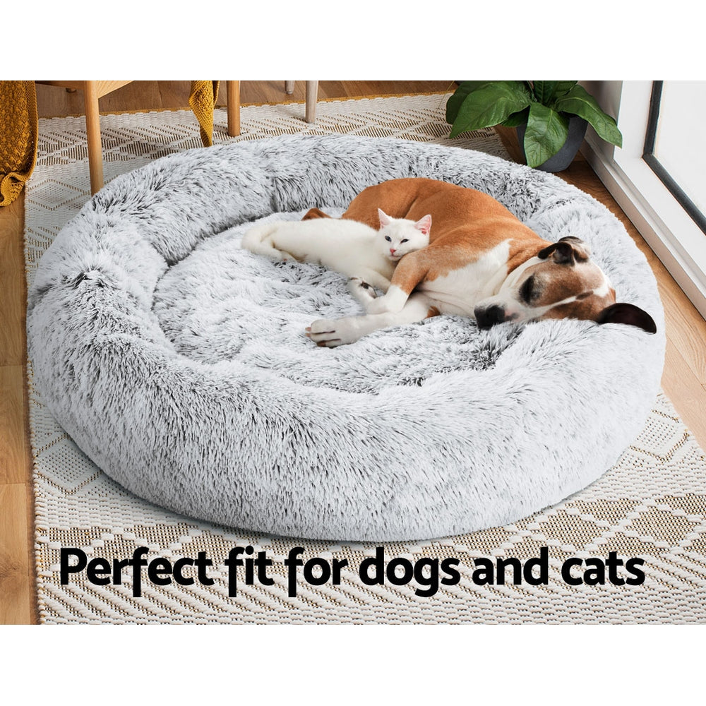 Charcoal Extra Large i.Pet Dog and Cat Bed - 110cm Comfort Haven