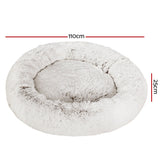 Extra Large i.Pet Calming Pet Bed for Dogs and Cats - Comfy, Washable, and Flea-Resistant 110cm - Side View