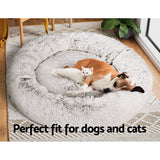 Extra Large i.Pet Calming Pet Bed for Dogs and Cats - Comfy, Washable, and Flea-Resistant 110cm - Low Angle