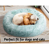 i.Pet Pet bed Dog Cat Calming Pet bed Medium 75cm White Sleeping Comfy Cave Washable