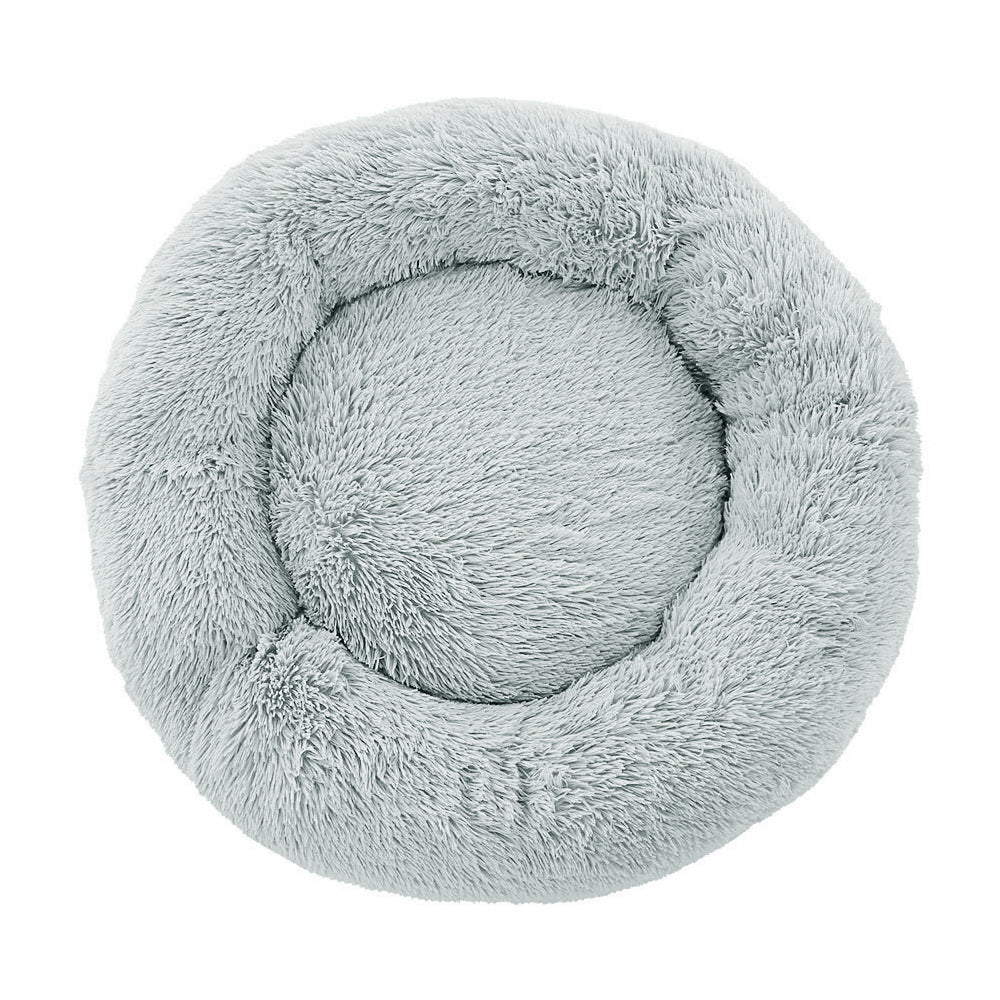 Light Grey Large i.Pet Pet Bed for Dogs and Cats - 90cm Comfort Design