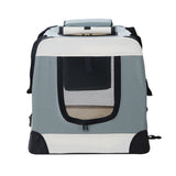 i.Pet Travel Soft Crate for Dogs and Cats - Large Portable Kennel with Foldable Design - 45-Degree Angle